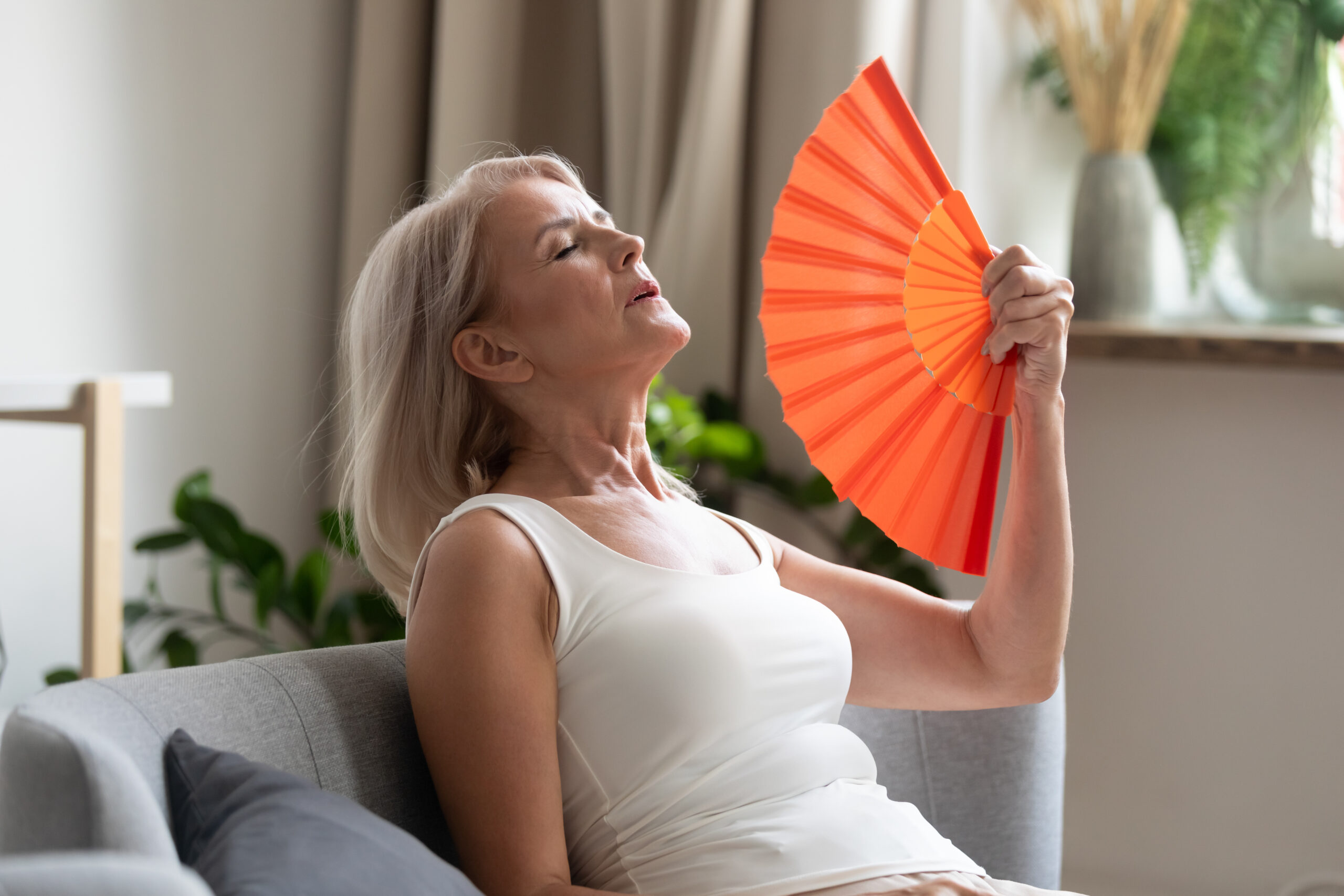 women menopause hot flash
